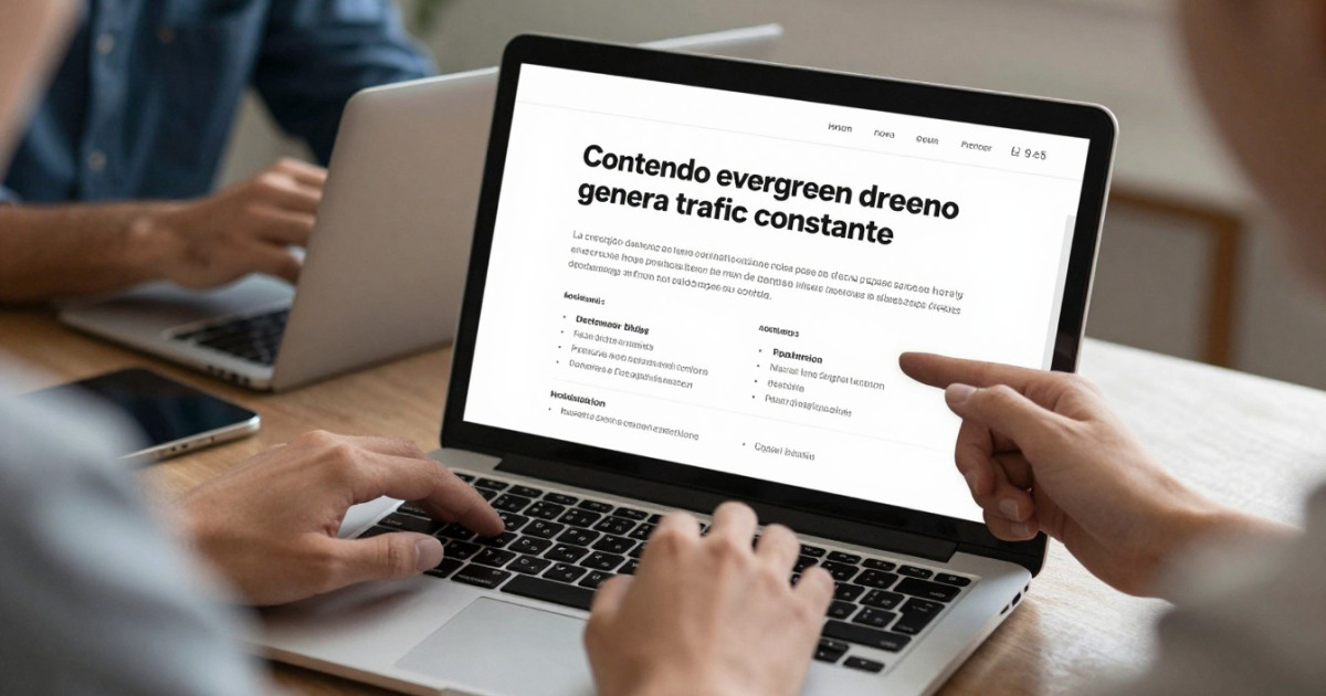 Contenido evergreen que genera tráfico constante
