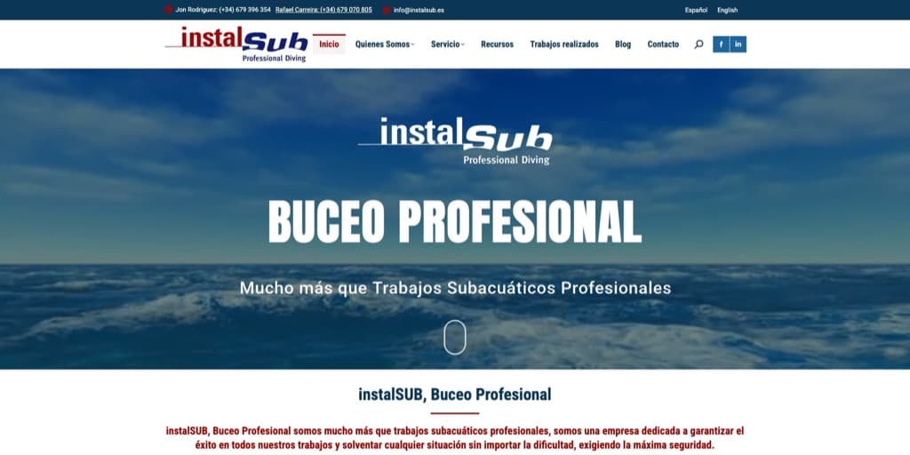 Instalaciones subacuáticas