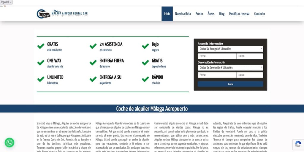 Rent a car aeropuerto Málaga