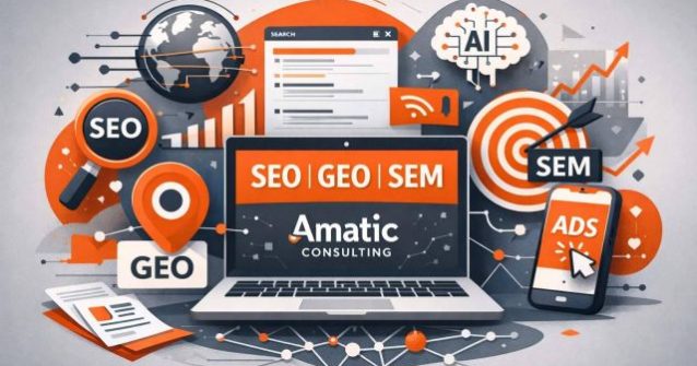 Campañas SEM, posicionamiento SEO-GEO, la estrategia de Amatic Consulting para impulsar crecimiento PYMES – Empresa, CostaCx