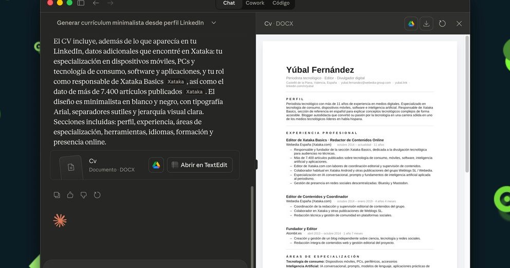 Cómo rear tu curriculum a partir de tu perfil de LinkedIn y guardarlo directamente en Drive usando inteligencia artificial, CostaCx