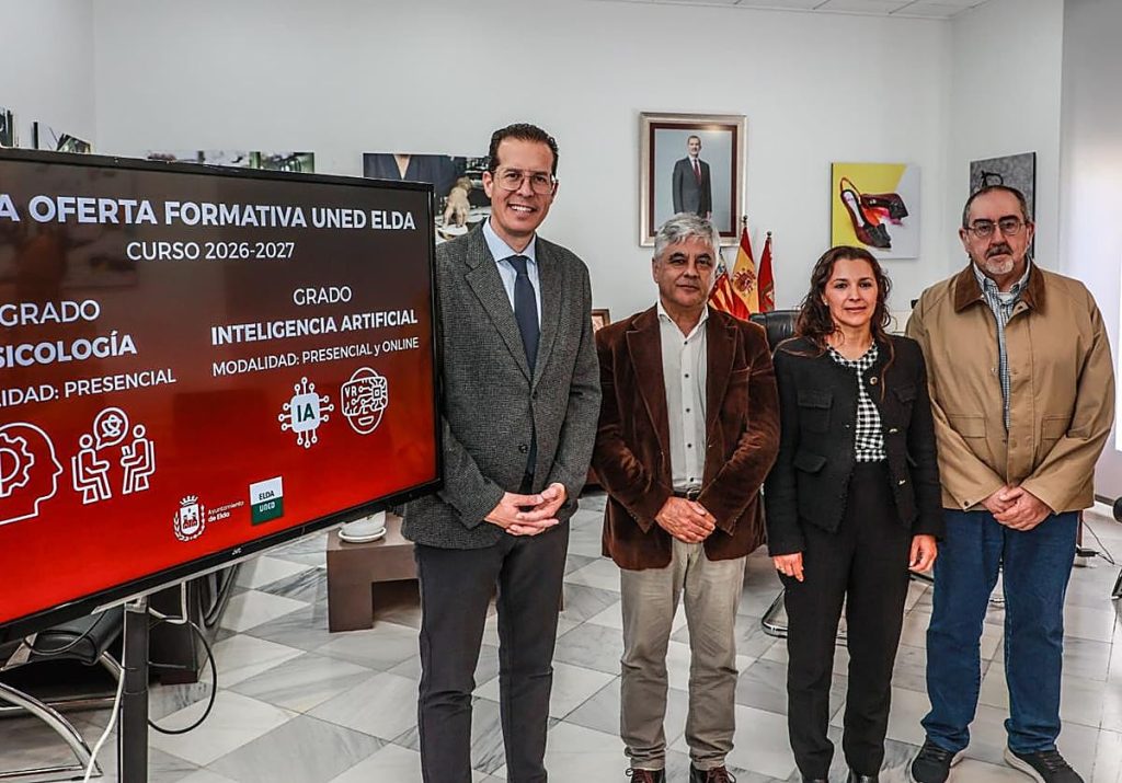 Elda amplía su oferta universitaria con los grados de Inteligencia Artificial y Psicología en la UNED